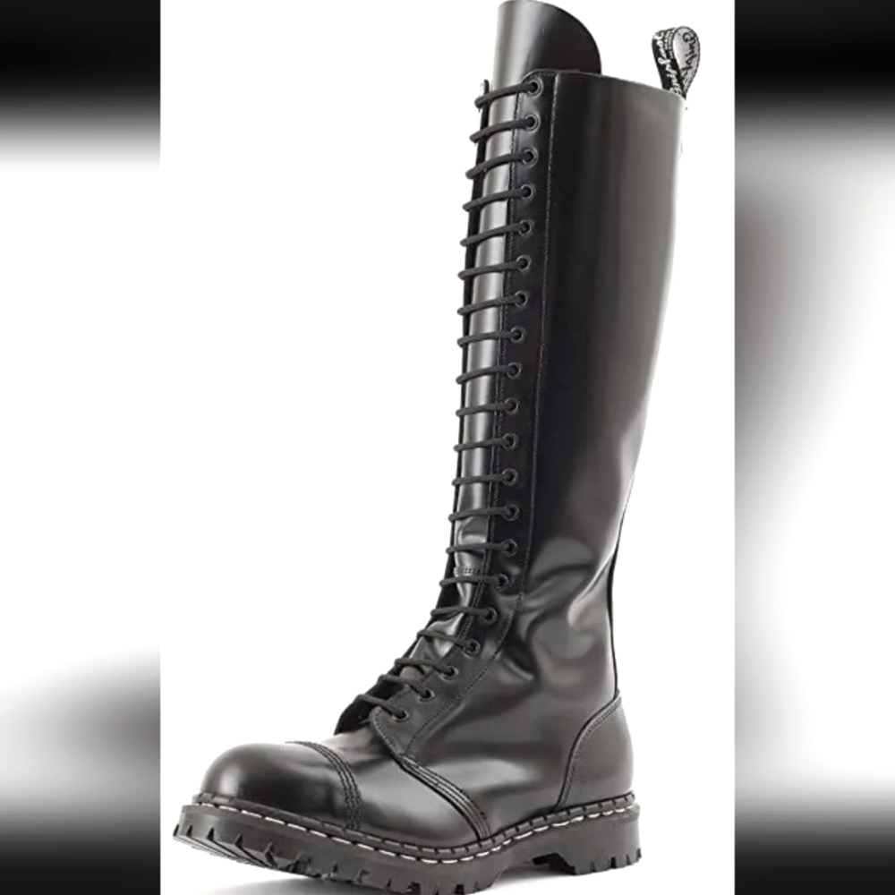 Gripfast 20-Eye Steel Toe Boots 90s/00s UK 7